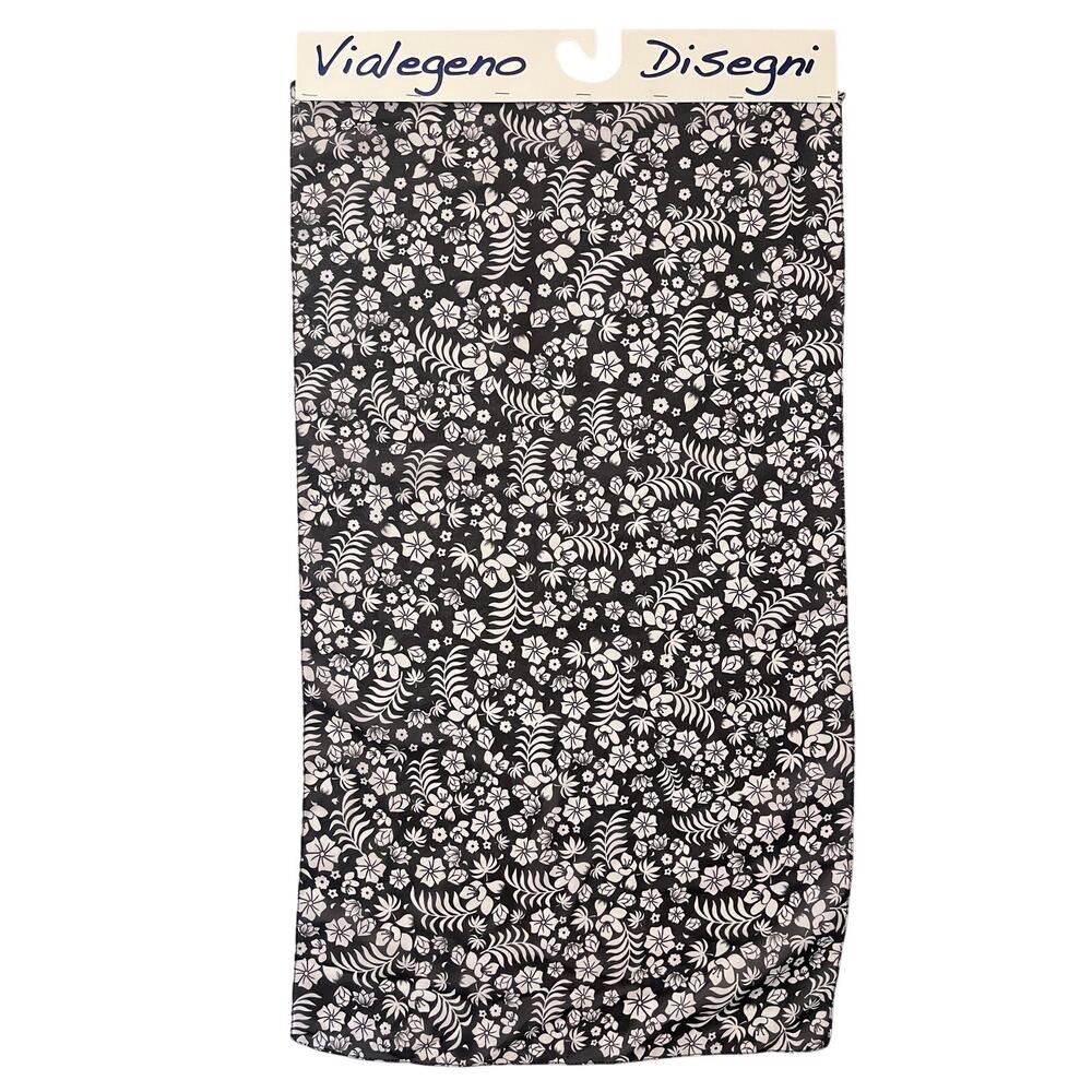 One of a Kind Silk Scarf Manufacture Sample - Vialegeno Disegni Como Italy